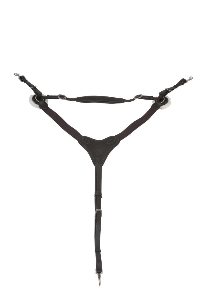 Adjustable Breastplate - Stretch & Breath - Barefoot Saddles Australia