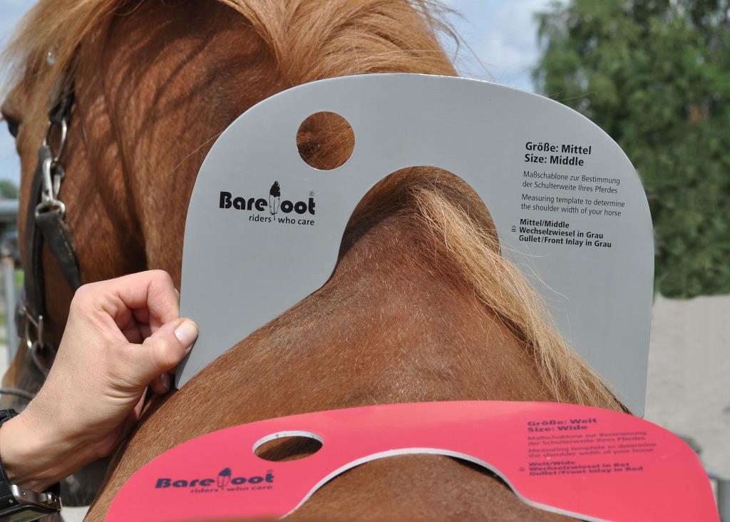 Barefoot® Shoulder Measurement Templates - Barefoot Saddles Australia