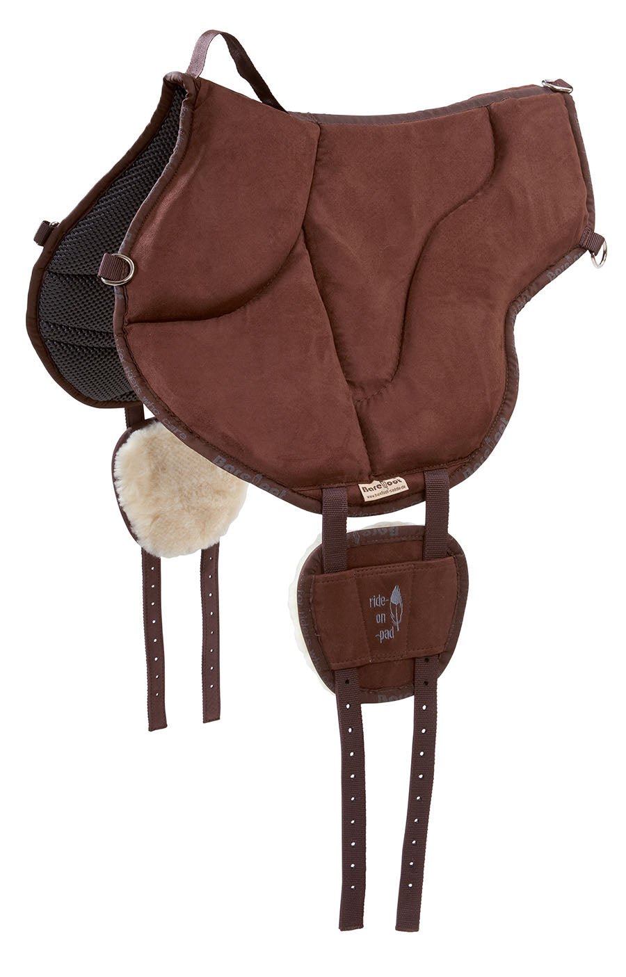 Barefoot Bareback Pad 'Ride-on-Pad' - Brown- Barefoot Saddles Australia