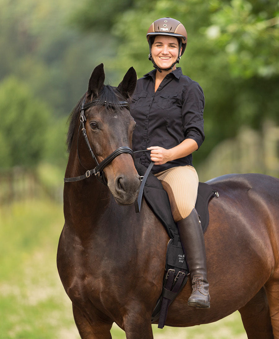 Barefoot Bareback Pad 'Ride-on-Pad' - Brown- Barefoot Saddles Australia