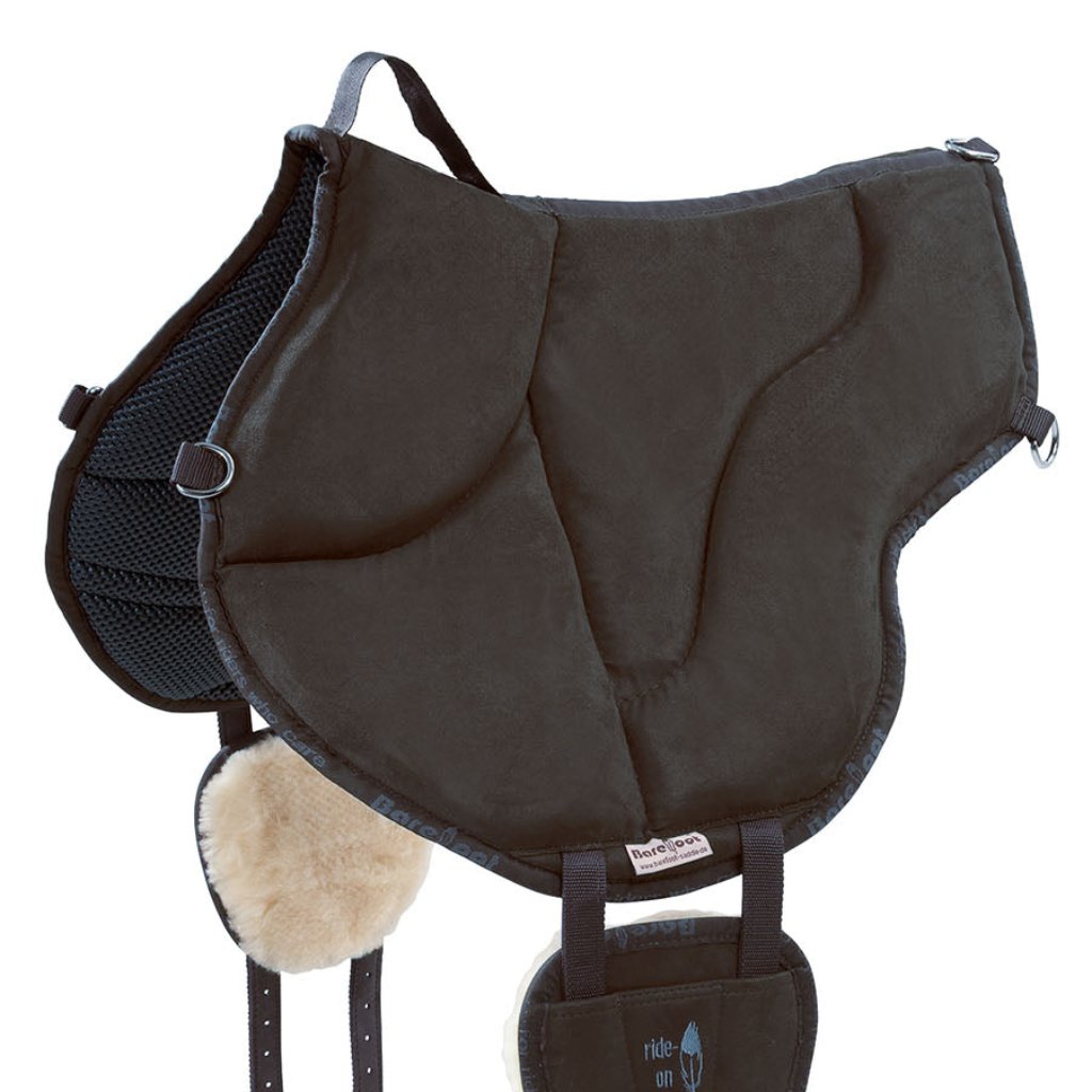 Barefoot Bareback Pad 'Ride-on-Pad' - Black - Barefoot Saddles Australia