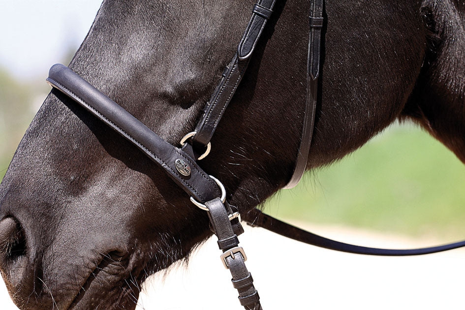 'Shape It' Noseband Brown - Barefoot Saddles Australia